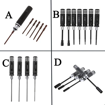 

RC DIY Model Repair Tools Hex Screwdriver Tool /Wrench Hex Key Socket Screwdriver Set Driver RC Parts