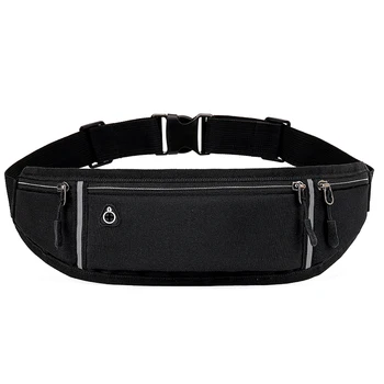 

MONERFFI 2020 New Fashion Waist Bag Multifunction Unisex Outdoor Running Cycling Bags Leather Phone Small Belt Bag Cool Shoulder