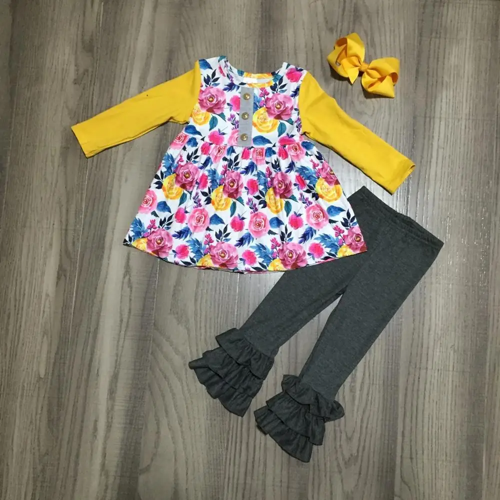 mustard baby girl outfit