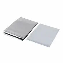 20 шт. 15x20 см Серебряный тон плоский Открытый Топ антистатические мешок для электроники