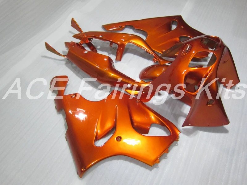 ABS обтекатель комплект подходит для Kawasaki Ninja ZX7R ZX-7R 1996-2003 96 97 98 99 00 01 02 03 Обтекатели набор на заказ все оранжевый