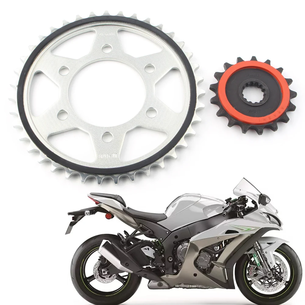 

Передняя Задняя звездочка цепи двигателя мотоцикла 17T + 39T для Kawasaki ZX10R ZX 10R 2011 2012 2013 2014 2015 2016 2017 2018