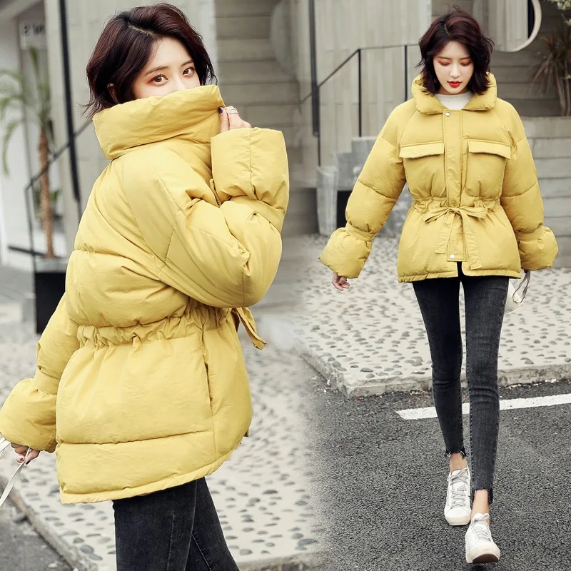 

Cotton Coat Women's Short Korean-style Loose Winter 2019 New Style Students Winter Small Cotton-padded Clothes down Coat Fashion