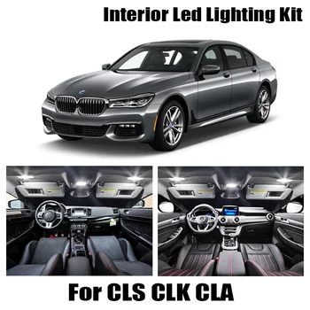 

100% Error Free White LED Inner Bulb Interior Dome Map Light Kit For Mercedes Benz CLS CLK CLA class W218 W219 W208 W209 C117