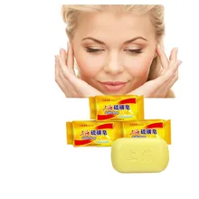 Шанхай отбеливания серы мыло Китайский традиционный уход за кожей лечение угрей очищающее мыло контроль масла мыло нейтральное