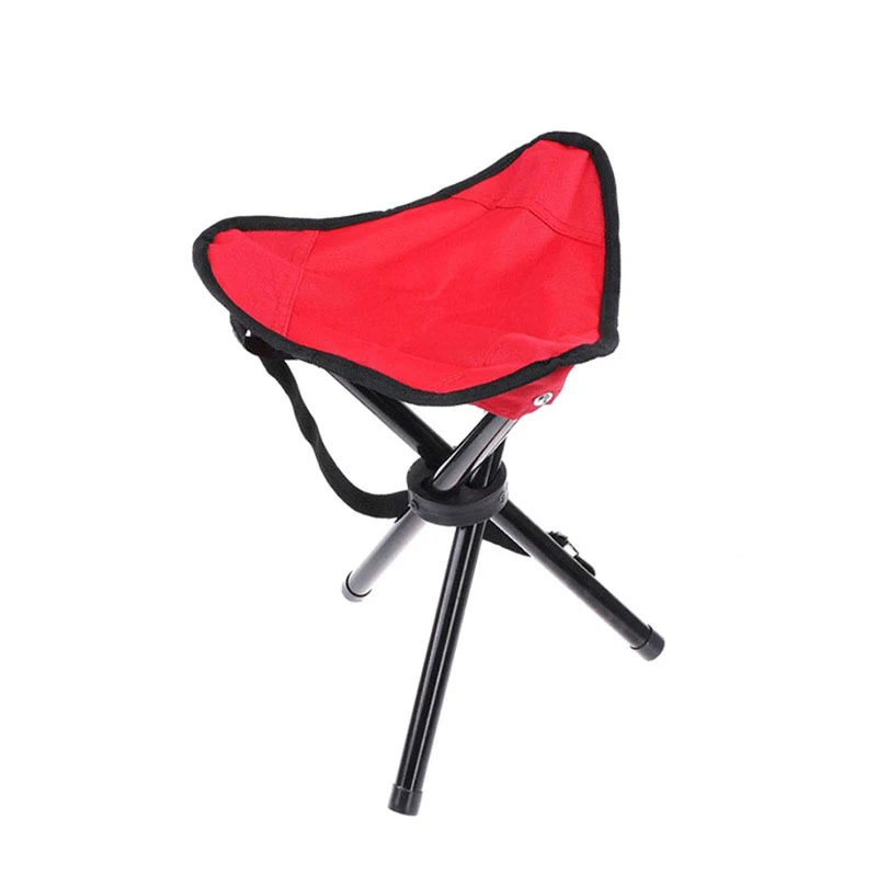

Large Three-Legged Stool Outdoor Fishing Chair Portable Folding Small Bench Field Triangular Camp Chair