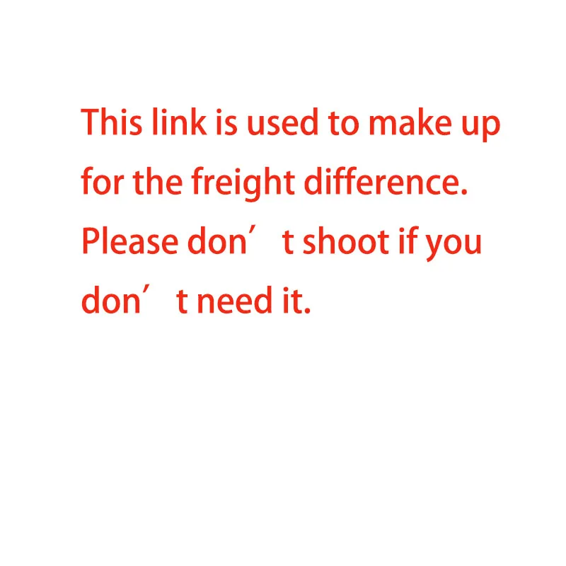 

Make up the difference in overseas freight