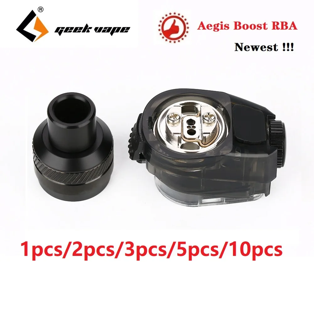 Cena 1 2 3 5 10 sztuk nowy oryginalny geekvape aegis Boost RBA Atomizer 2ml pojemność zbiornik do papierosa elektronicznego dla geekvape aegis Boost kit