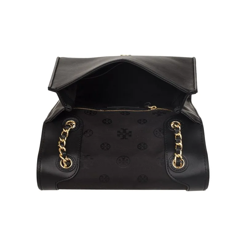 Подлинная оригинальная и брендовая новая роскошная сумка через плечо Tory Burch Alexa, черный 50643