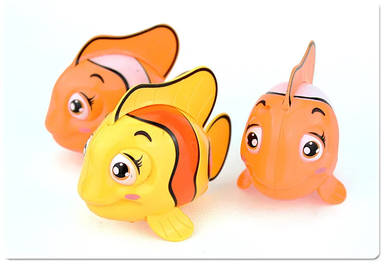Горячая обмотки клоуна детские игрушки для игры в воде обмотки плавания рыбы мультфильм обмотки игрушки для ванной