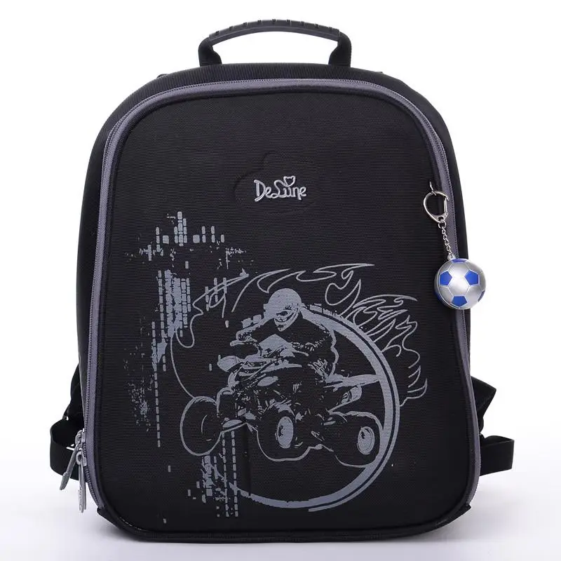 Delune Детские водонепроницаемые школьные сумки ортопедические для девочек 1-4 класса рюкзак для книг Mochila Infantil школьные сумки с мультяшными животными - Цвет: 4-031black