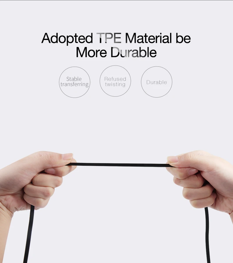 CAFELE USB Type C Cable Fast Charge 3 in 1 retractable Micro usb cable for iphone x xr 7 redmi Huawei Support Data sync