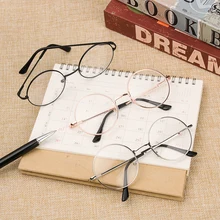 Очки для чтения диоптрийные-1-1,5-2-2,5-3-3,5-4 Ультра светильник металлические круглые винтажные очки для близорукости классические близорукие очки