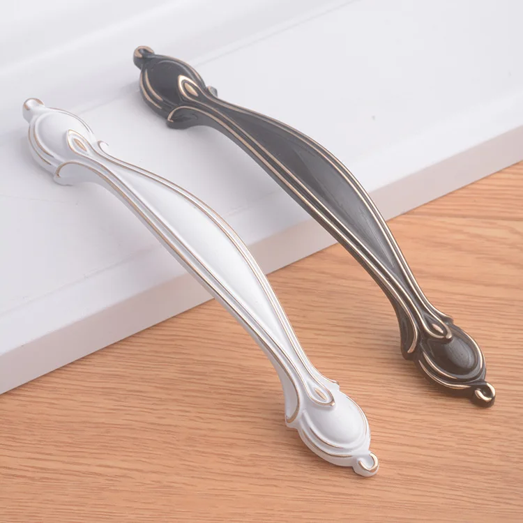 Sheng can Manufacturers Direct Selling European Style Luxury Fuji White Cabinet Door Handle Metallic Variety Color Handle
