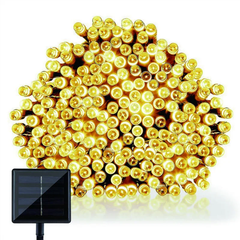 7M 50 LED Solar Power Fairy String Lights Christmas Party Decor Garden Outdoor Lamp