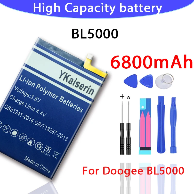 BL5000 6800 мАч, Новая батарея для DOOGEE BL5000 BL 5000, мобильный телефон, высокое качество, аккумулятор+ номер отслеживания