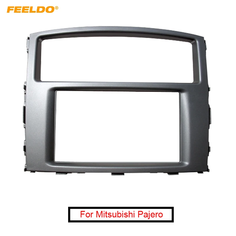 Рамка FEELDO для автомобильной панели 2Din Mitsubishi Pajero Shogun Montero 2007 + стерео DVD Радио