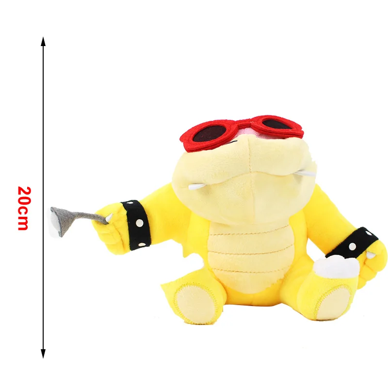 H-opp bag 15-28 см Super Mario Broser JR 3D Land Bone Kubah Koopa Dragon Dark Bowser Kamek Waluigi Wario Lemmy Morton Roy Bully плюшевые игрушки - Цвет: H-opp bag