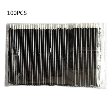 

100x Disposable Lip Brush Eyelash Eyeliner Mascara Wands Extension Applicator Rayon + PP White Disposable Lip Brushes