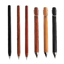 Lápiz eterno para escritura ilimitada, lapicero de madera para escritura de arte, boceto, dibujo, regalo para estudiantes, escuela S J0c1, 1 unidad