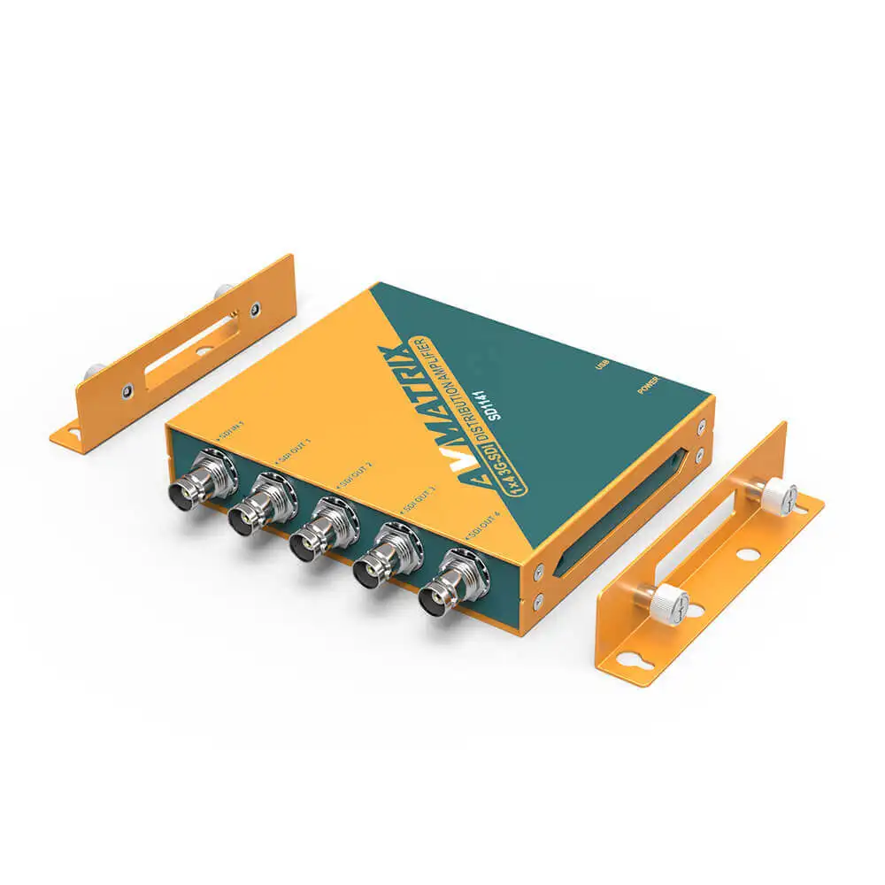 AVMATRIX SD1141 1×4 3G HD-SDI/HD-SDI/SDI Distribution Amplifier Video SDI Splitter with Adapter support DVB-ASI Signal | Электроника