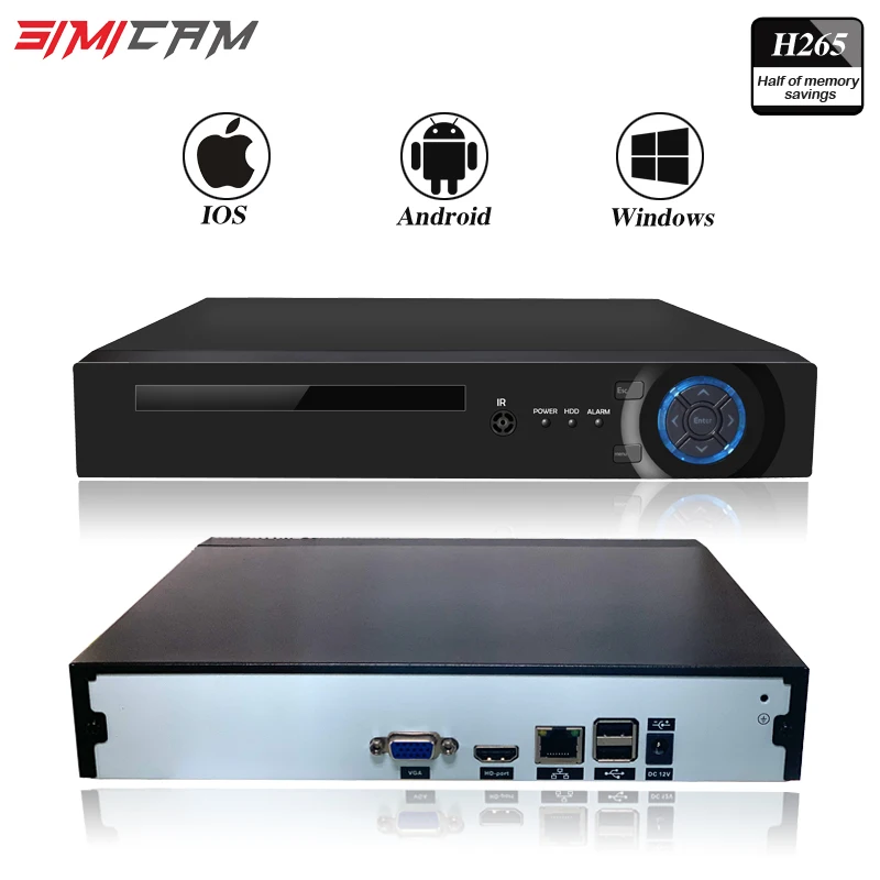  NVR 8 Channels 16 Channels Video Recorder CCTV Recorder for ONVIF Wifi Camera ip network camera H.2 - 32899954486