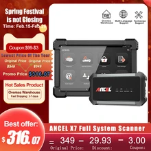 ANCEL X7 système complet OBD2 Scanner IMMO BMS EPB ABS huile réinitialiser OBD2 lecteur de Code pour moteur multi-langue professionnel Scanner de voiture