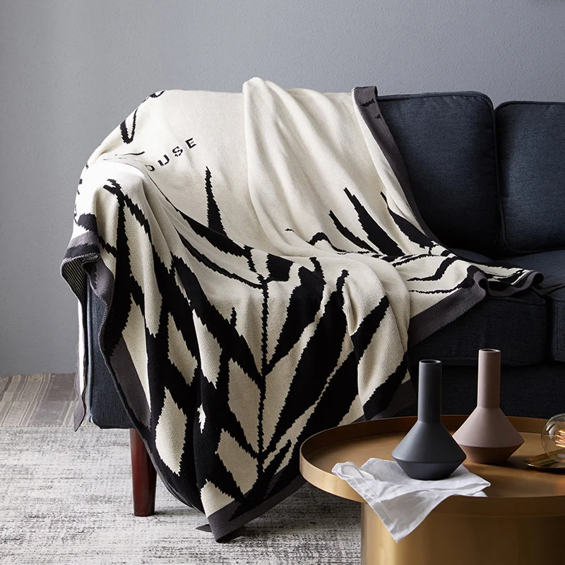 Sofa Cotton Thread Blanket Plaid on the Sofa Throw Blanket for Bed Sofa Cover Towel Nap Blankets Bed Cover Bedspread 130x160cm