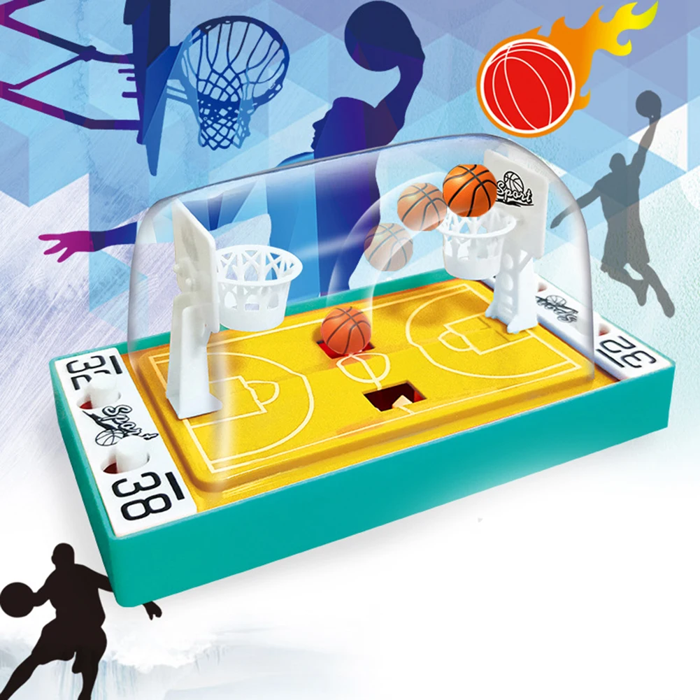 Мини 2 игрока Пальчиковый баскетбол стрельба настольная игра родитель-ребенок интерактивные игрушки Дети ролевые баскетбольная игрушка