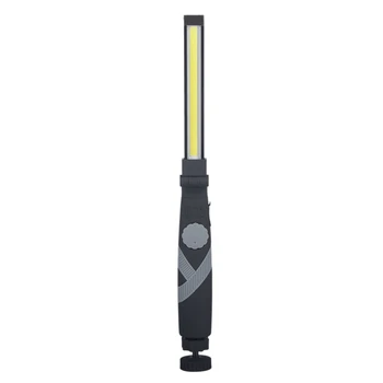 

180 Degree Portable COB Flashlight Work Light Rechargeable Magnetic Hanging Hook Lamp Camping Car Repair Bar Flashlight