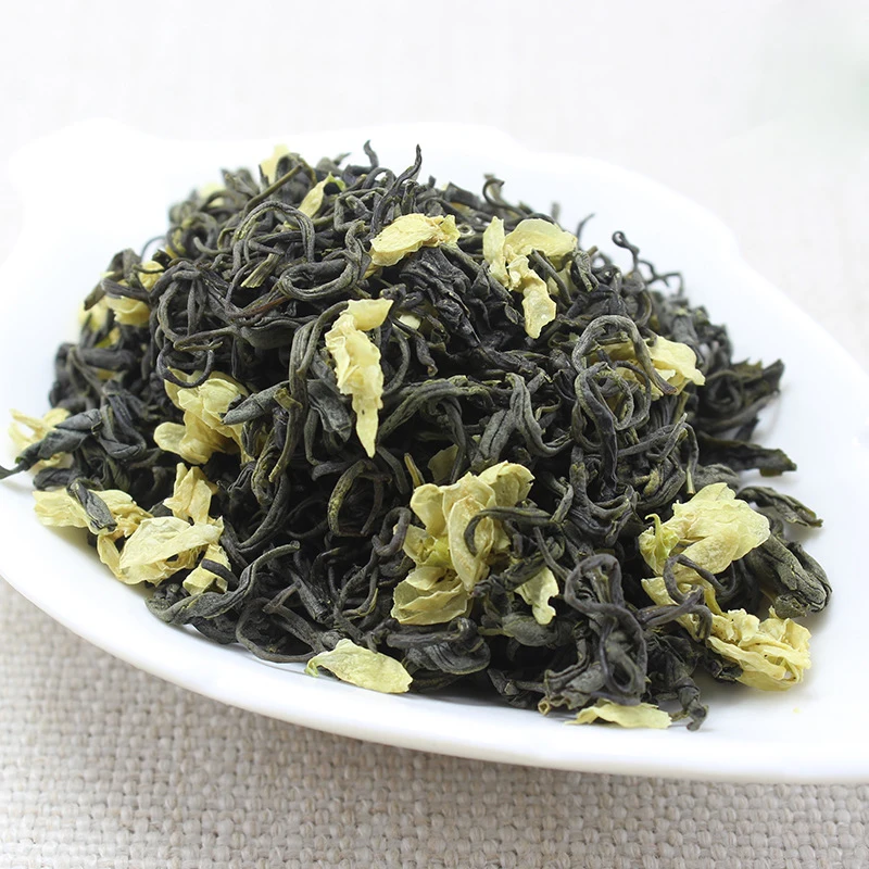 Chinese Jasmine Flower Maofeng Green Tea Real Organic New Early Spring Jasmine Tea for Weight Loss Green Food Health Care