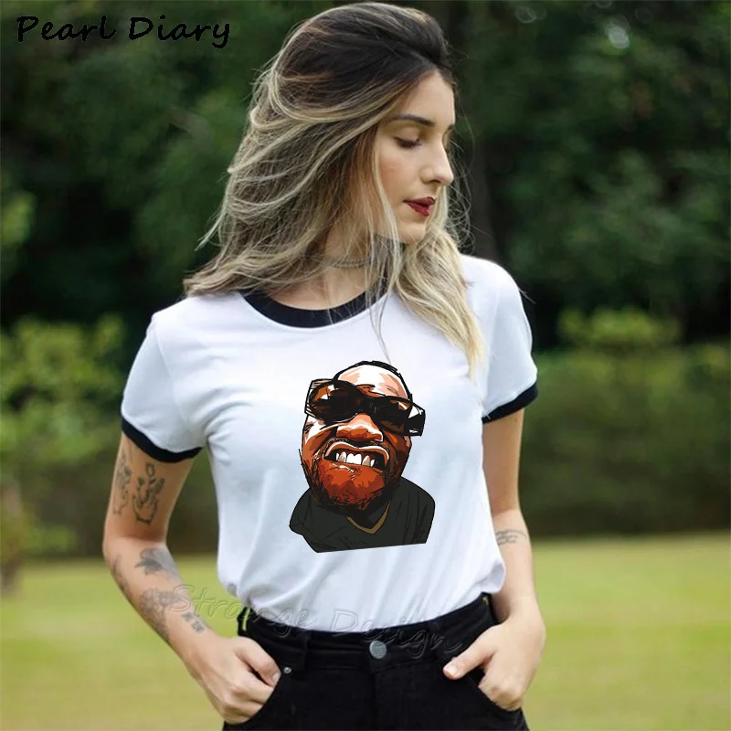 WOD-64-8 Tupac 2pac новая футболка с принтом женская футболка с коротким рукавом и круглым вырезом белая Повседневная футболка в стиле хип-хоп Swag Harajuku уличная Футболка женская - Цвет: WOD-64-8