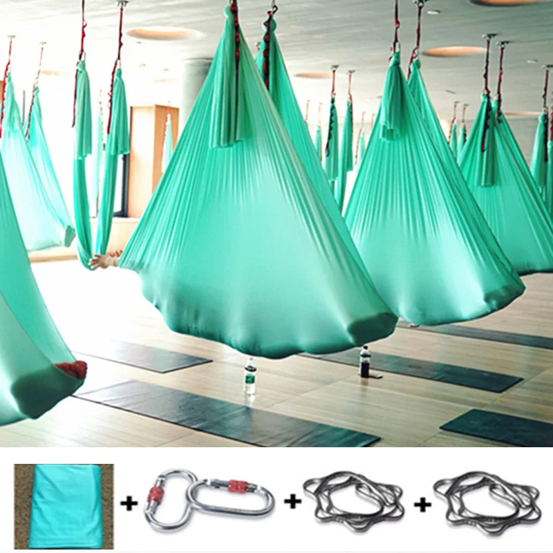 Перед фитнес Модернизированный стрейч силкед антигравитации Йога Комплект