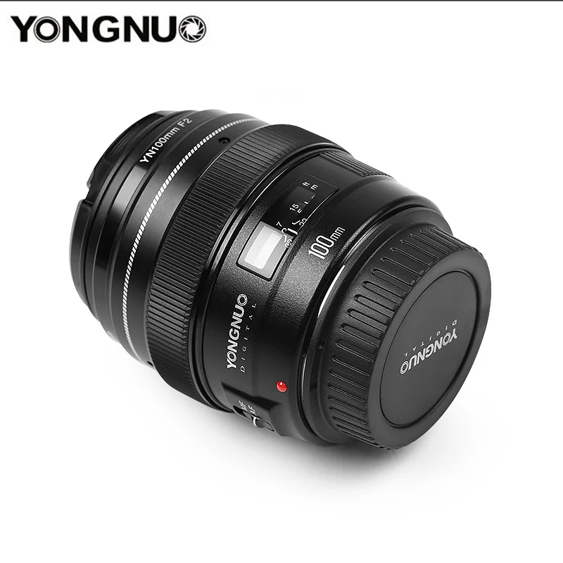 YONGNUO 100mm Lente YN100mm F2.0 AF/MF Foco Fixo Lente para Câmera Canon EOS Rebel 1300D T6 760D 750D para DLSR камера