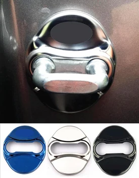 

4Pcs/Set Car Door Lock Cover Stainless Steel Interior Decoration Accessories Lock Guarantee Cover for Kia SPORTAGE