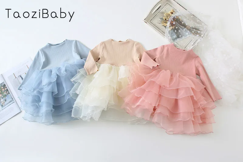 Детское платье; 20 весенних новых комбинированных платьев принцессы; Пышное детское платье средней длины для девочек; вечерние платья для девочек на свадьбу