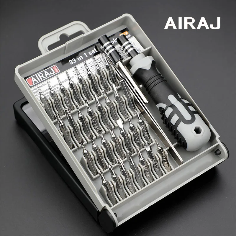 AIRAJ все в 1 Набор отверток точность Магнитная отвертка бит Torx шестигранный ручка мобильный телефон Ремонт