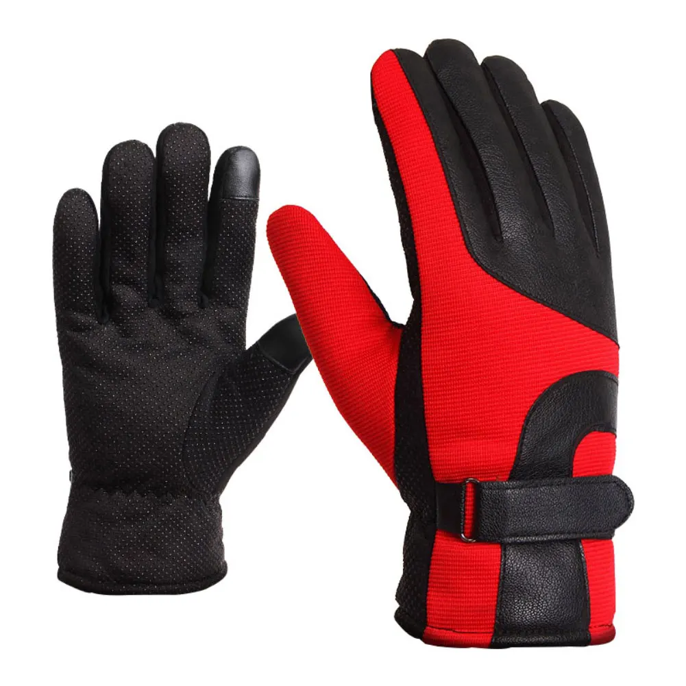 Велосипедные перчатки сенсорный экран ветрозащитный Спортивные перчатки Теплый велосипед ударостойкие перчатки