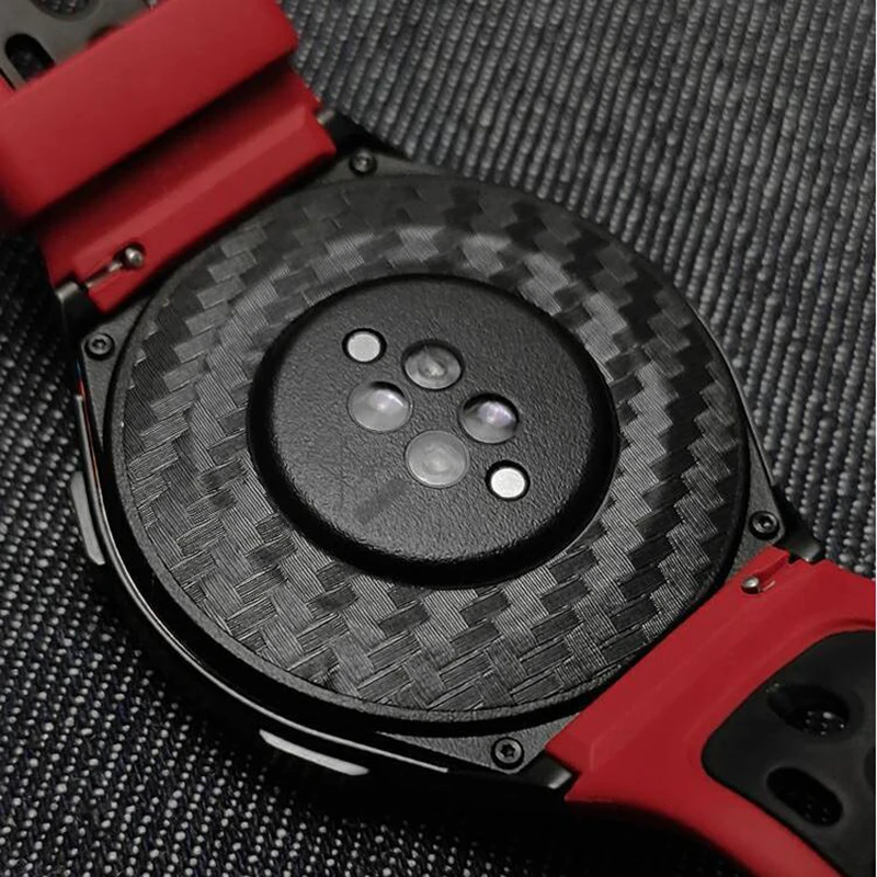 Premium Carbon Fiber Texture Back Film & Glass Screen Protector