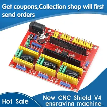 

New CNC Shield V4 Engraving Machine / 3D Printer / A4988 Driver Expansion Board for arduino Diy Kit