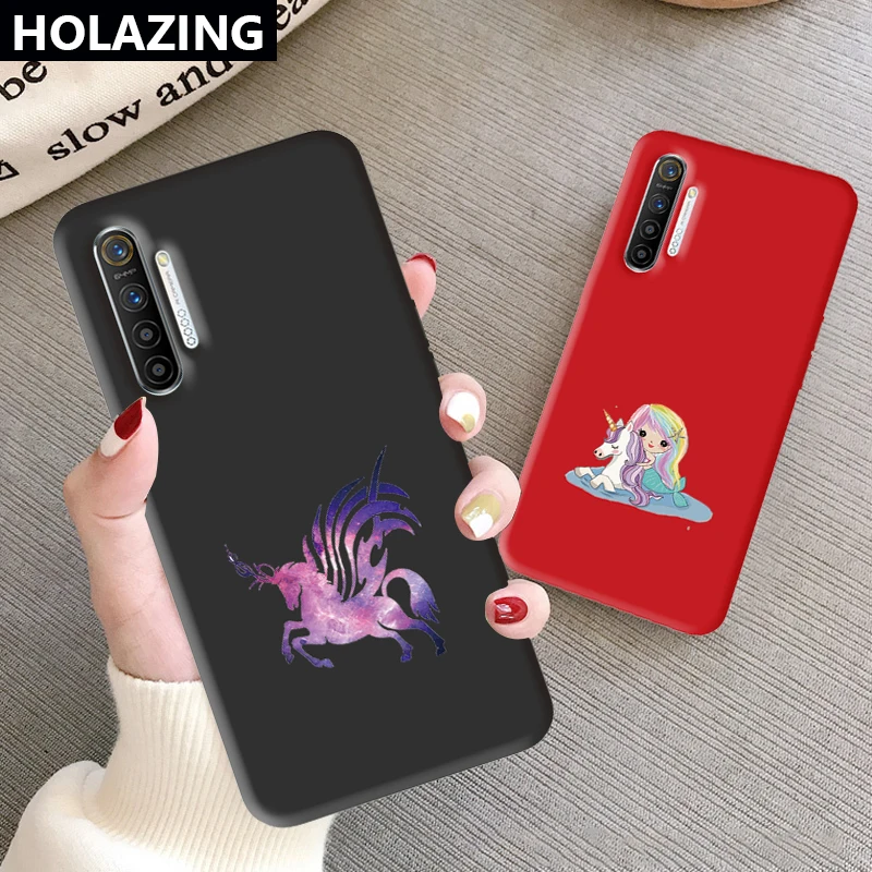 Мягкий силиконовый Прочный чехол для OPPO Realme 5 5i 5S 6i XT X2 pro цветной с мультяшным