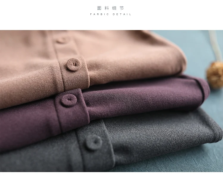Autumn Korean Solid Color Button Long Sleeve All-match Pullover Sweatshirt New Loose Comfortable Women Retro Top