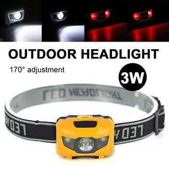 

Portable Head Torch Lamp Red Light Running 4modes High Power Bicycle Bike Headlight Super Bright Headlamp Sporting Goods