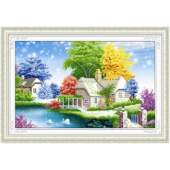 

5D Diamond Painting By Numbers Full Square Leisurely Family Cross Stitch Diamond Mosaic Kits Art Pictures Home Decor For Adult