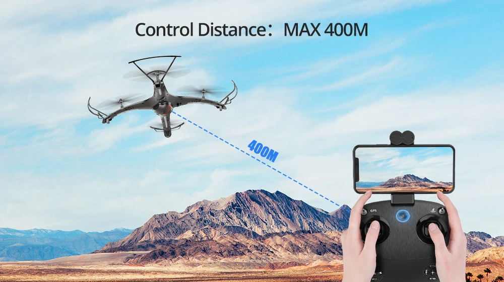 DEERC DE24 5G gps RC Дрон с камерой 1080p FHD 300M WIFi FPV 120 ° широкоугольный Tapfly gps Follow Me RC Квадрокоптер