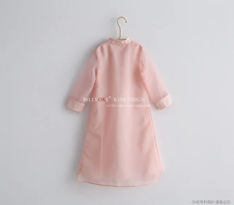 Bei you ke Origional Chinese-style Chinese Clothing Girls' Shirt Spring And Autumn New Products Children Organza Dress 21593