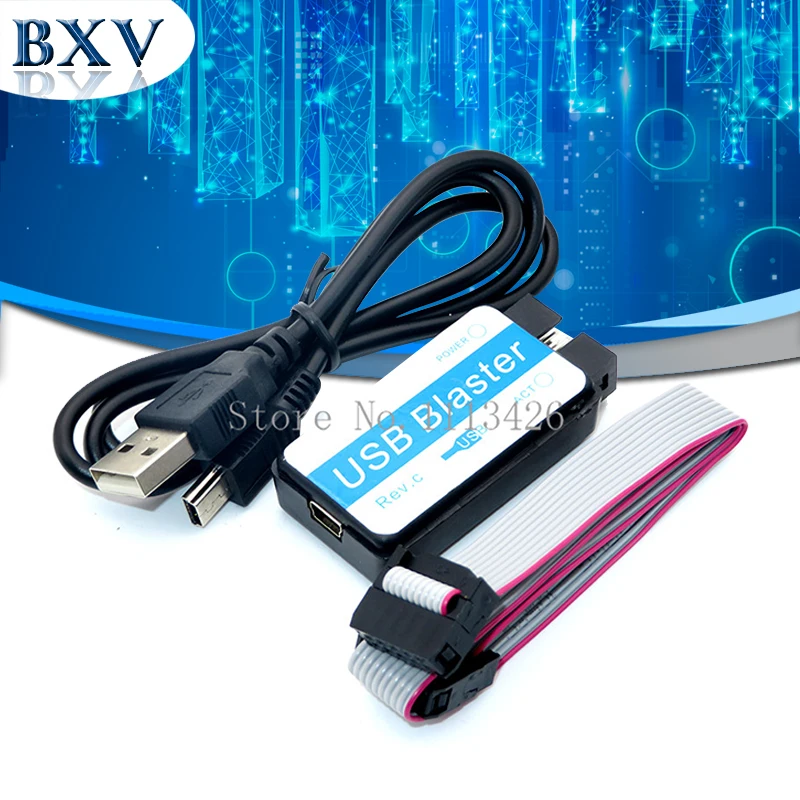 USB Blaster Mini кабель 10-Pin JTAG Соединительный для CPLD FPGA NIOS программатор поддержка всех
