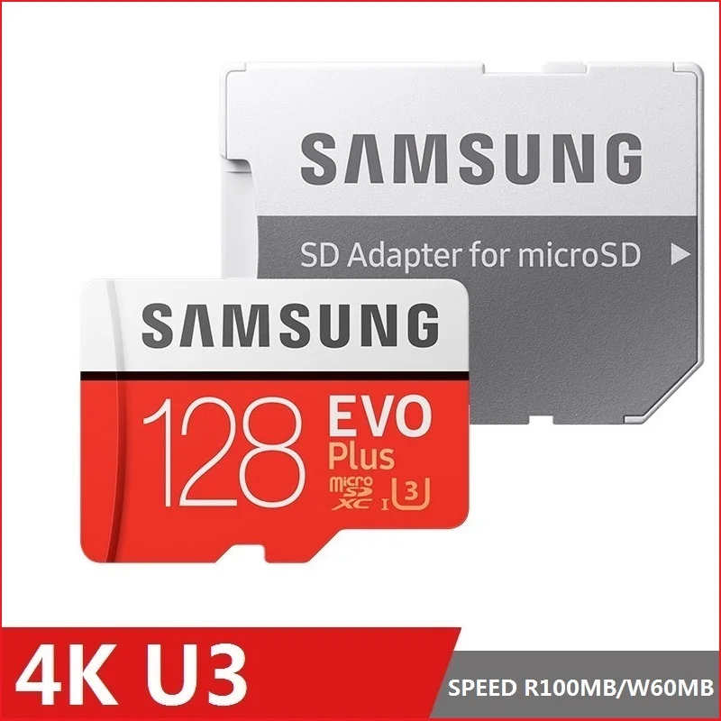 Карта памяти MicroSD SAMSUNG EVO Plus карты памяти 32 Гб/SDHC 64 Гб/128 ГБ/256 ГБ/512 ГБ SDXC, Micro SD/TF флеш карты MicroSD UHS 1 для телефона Дрон с камерой - Апрельский топ товаров с Али