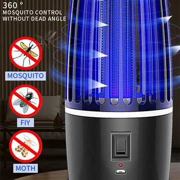

Home LED Bug Zapper Insect Trap Radiationless Mosquito Killer USB Electric Mosquito Killer Lamp Photocatalysis Mute