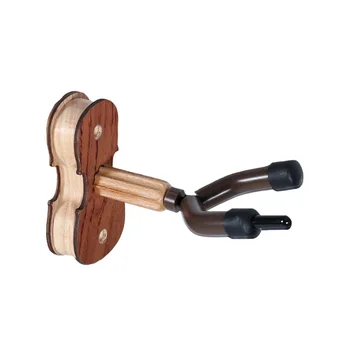 

Delicate Firm Violin Part Rack Wall Hook Viola Ukulele Stand Easy Use Wooden Protective Home Musical Accessories Mount Hanger